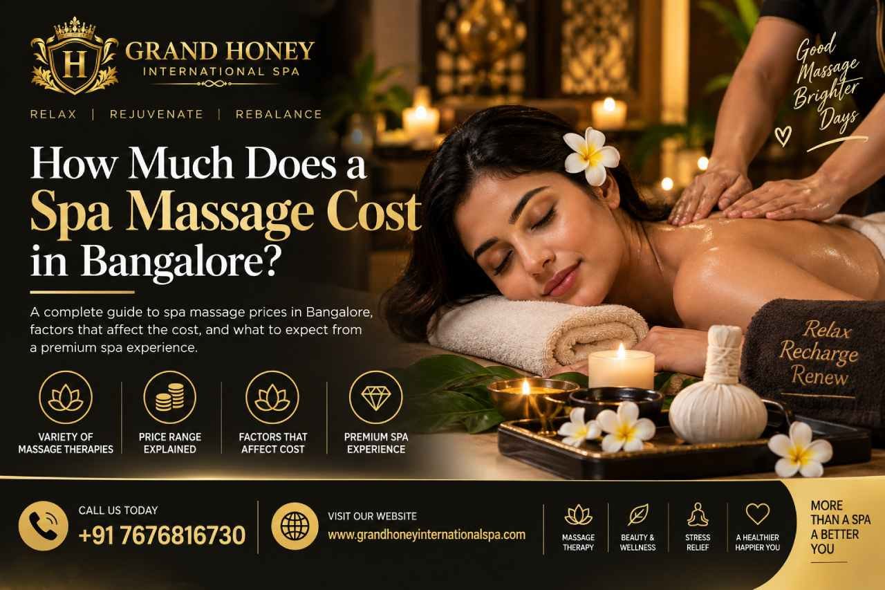 spa massage cost in Bangalore
